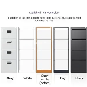 Multiple Colors Heavy-Duty Mobile A4 Hanging File Cabinet With Lockable System and Steel Column Slides | Large Capacity Storage for Office thumbnail-3