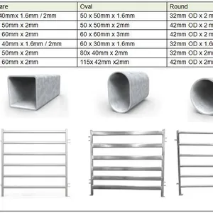 Galvanized Heavy-duty Livestock Cattle Corral Panels Cattle Yard Panels Australia Farm Equipment thumbnail-4