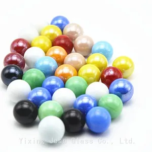 Wholesale Glass Beads Marbles 16mm 25mm Colorful Glass Beads Fishbowl Decorative Beads Craft Ball thumbnail-1