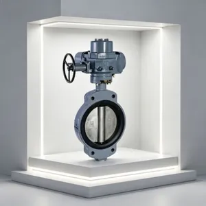 GB/T3037-94 Marine Electric Butterfly Valve Flange/Wafer Type for Seawater Freshwater thumbnail-3