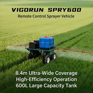 Vigorun SPRY600 Sprayer Industrial 4-stroke Remote Control Agricultural Four Wheel Sprayer Fertilizer Applicator thumbnail-1