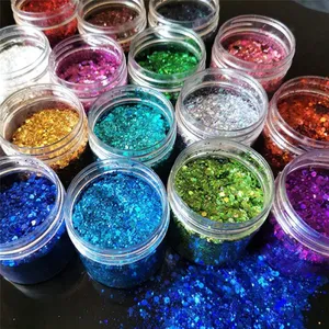 Glitter Powder/ Gold and Silver Powder/ Silver Glitter Powder/Scallion Powder/Carnival Makeup Products thumbnail-3