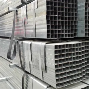 Hot Dipped Pre Galvanized Square Rectangular Hollow Section Steel Pipe and Tube thumbnail-5