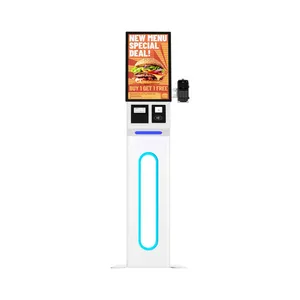Aonpos APK11 256GB SSD Ordering Kiosk Touchscreen Kiosk With Thermal Printer Multi Functional Payment Terminal Retail Shop Self-service Kiosk thumbnail-1