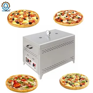 Professional Gas Pizza Oven QD-CY-6 500C High Heat Stainless Steel Pizza Maker for Fast Food Chains and Snack Bars thumbnail-4