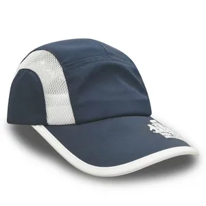 Quick Dry Outdoor Cap Camp Cap Laser Cut Perforated Custom Polyester Nylon Running Hat Custom Logo Camping Cap for Mens thumbnail-3