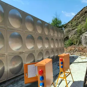 Cost Effective Hot Dip Galvanized Steel Modular Water Tank for Industrial Water Reserve thumbnail-3