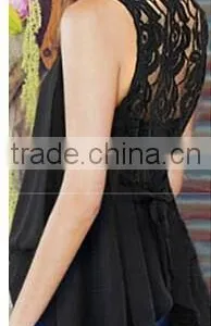Instyles SEXY CHIFFON AND LACE STITCHING JACKET WOMAN BLOUSE SUMMER Best Clothing Clothing thumbnail-1