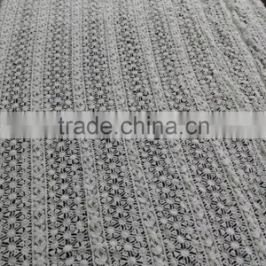 Whole Sale High Quality Embroidery Cotton Lace Fabric thumbnail-5