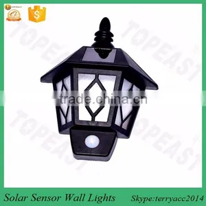 Solar Wall Light 2 LEDs Waterproof Wireless Decorative for Outdoor Garden Fence Wall thumbnail-1