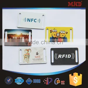 MDW204 Custom Design One Time Use Disposable NFC Woven RFID Wristband for Event thumbnail-5