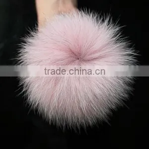 100/100 Real Fox Fur Pompom Lovely Fur Balls Garment Accessories thumbnail-1