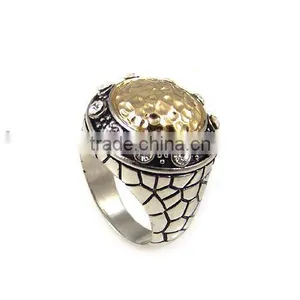 RP0423 Newest Tow Tone Color Vintage Ring thumbnail-1