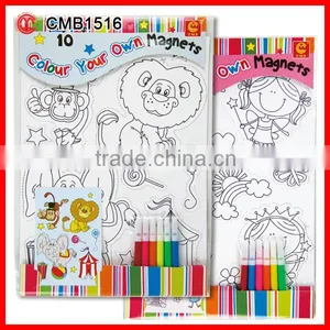Funny Wholesale Coloring Souvenir Magnets Magnetic Fridge Stickers thumbnail-1