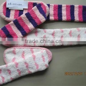 Lady Microsoft Chenille Slipper Socks thumbnail-1