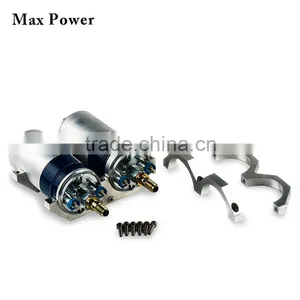 Univesal Install Out Side High Flow Fuel Pump Silver Suit for Racing Cars. thumbnail-3