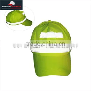 Yellow Color Safety Fluorescent Cap thumbnail-1