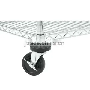 NSF Approved 3 3-TIER WIRE KITCHEN CART thumbnail-3