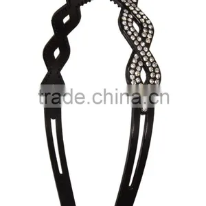 Rhinestone Swirl Hairband/Heanband thumbnail-1