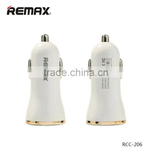 Original Remax Dolfin Series RCC-206 Car Charger LED Light 2.4A Dual USB Ports Universal Car Charger For IOS/Android TB-0244 thumbnail-2