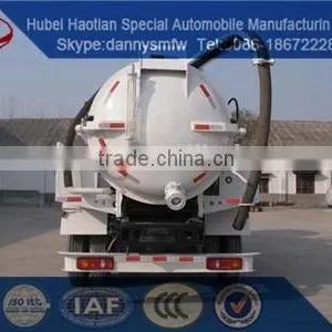 Cheaper Price for 4x2 Vacuum Sewage Suction Trucks With Vacuum Pump 4cbm 4000L Sewel Jetting Waste Water Tanker Truck thumbnail-2
