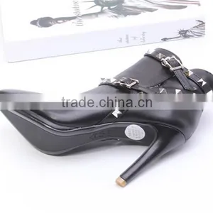 White Boots Leather Upper Rubber Bottom Boots Durable Cheap Rubber Boots thumbnail-3