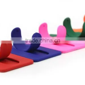 Custom Made Silicone 3m Sticker Smart Wallet Mobile Card Holder thumbnail-3