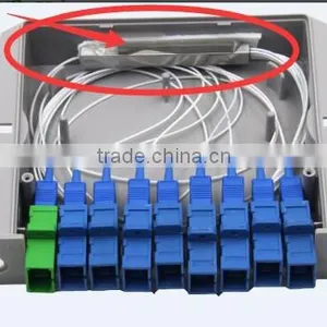 Hot Selling 1x8 Plug-in Box SC PLC Splitter thumbnail-2