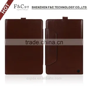 Premium Crazy Horse Leather 10.1 Inch Tablet Cover Case for Asus Transformer Book T100 thumbnail-1