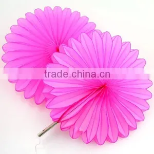 Popular Handmade Tissue Paper Fan for Party Wedding Decorations thumbnail-6