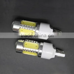 High Performance 12V 7443 W21/ 5W High Bright 7.5w Wedge Car Brake Stop Reverse Turn Signal LED Bulb White thumbnail-1