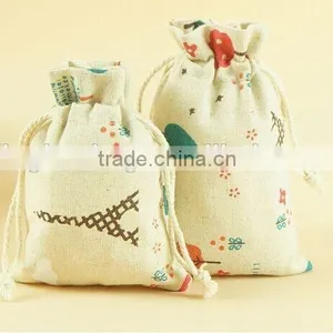 2015 Hot Sale Small Cotton Sling Grocery Bag thumbnail-2