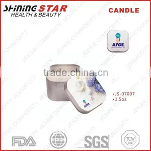 JS-07007 New Design Scented Candle in Square Tin 40g thumbnail-1