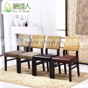 Best Selling Good Quality New Design Coffee Shop Cafe Restaurant Starbucks Hotel Wicker Rattan Wooden Dining Room Chair Quality Choice thumbnail-1