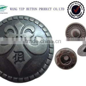 21mm Metal Customer Snap Coverable Apparel Button thumbnail-1
