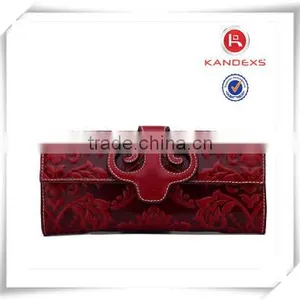 New Fashion Vintage Leather Women Wallet Evening Bag thumbnail-2