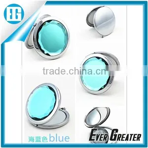 Custom Logo Promotional Metal Cosmetic Mirrors Pocket Mirror/compact Mirror Can Add Your Own Logo thumbnail-1