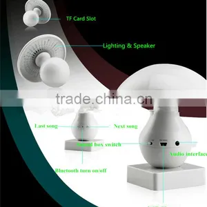 Rechargeable Mushroom Shape Bedside Christmas Gift Lights thumbnail-2