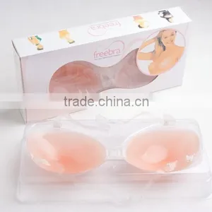 OEM Silicone Breast Cup Adhesive Girls Hot Sexy Front Clip Bra thumbnail-2