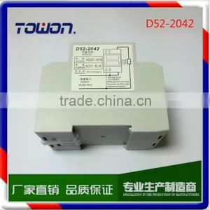 Din Rail Dual LED Display Voltage and Current Meter Din-rail Voltmeter Ammeter Range AC 200-450V 0.1-99.9A thumbnail-5