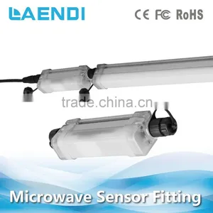 High Lumen 40w Led Tri Proof Batten Light, 2016 Microwave Sensor Led Batten Light Ip65 80ra thumbnail-1