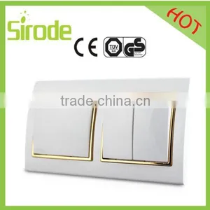Sirode Luxury Series Electrica 1gang +2 Gang Switch For Kazakhstan South Korea Poland Russia Turkey Etc Country thumbnail-1