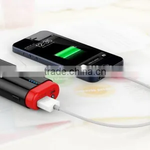 100% Real 4000mAh Capacity Emergency Chargers With 4 LED Power Indicator and Hand Light thumbnail-4