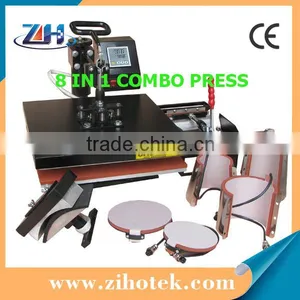Combo 8 in 1 Heat Press Machine for Sale thumbnail-1