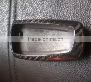 Carbon Fiber Key Chains Box, Carbon Fiber Vinyl Wrapped Car Key, Genuine Carbon Fiber Key Box thumbnail-3