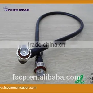 1/2'' Superflexible Cable Assembly With 7/16 Male to 7/16 Male Right Angle Connectors thumbnail-1