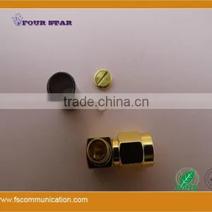 SMA Male Right Angle Crimp Connector for LMR200 Cable thumbnail-5