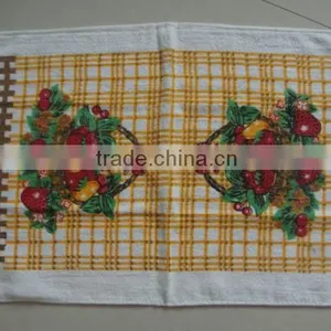 100% Cotton Reactive Printing Stock Tea Towel Wholesales thumbnail-2