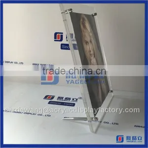 China Factory Hot Sale 8x10 Clear Acrylic Frames / Acrylic Maganetic Photo Frame thumbnail-6