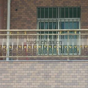 Modern Galvanized Rod Iron Balcony Rail Design New thumbnail-1
